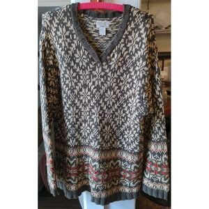 Men's Vintage Abercrombie And Fitch Beautiful Knitted Cable Knit Sweater Size M